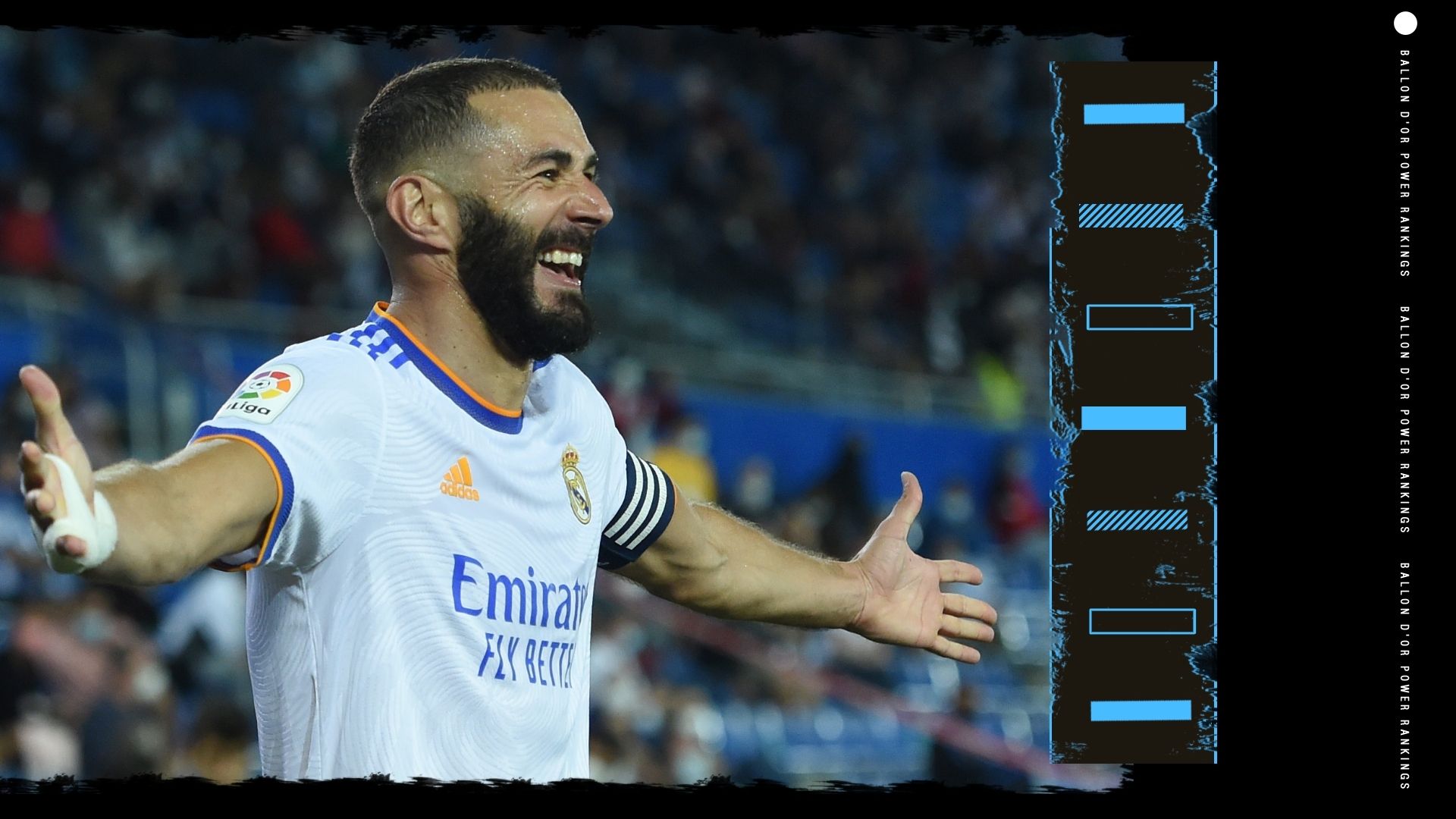 Karim Benzema Ballon d'Or Rankings GFX