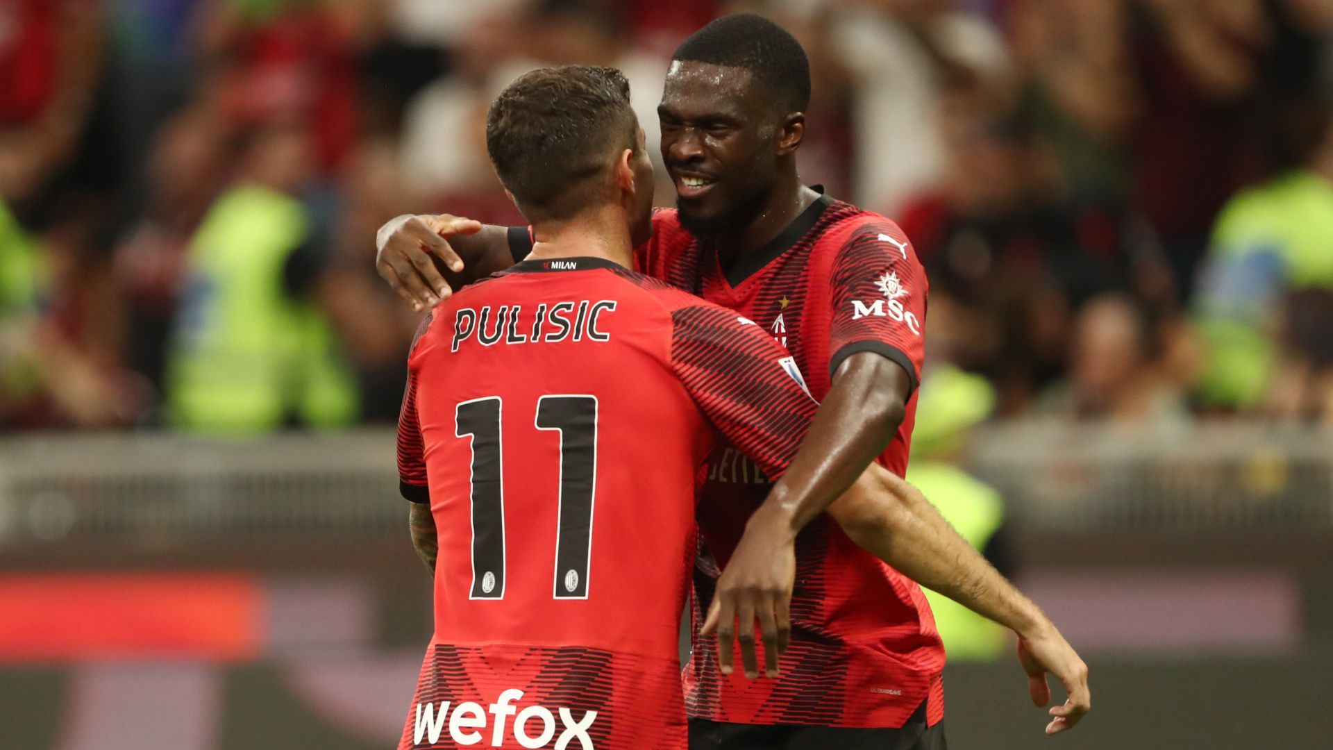 Christian Pulisic Fikayo Tomori Milan Lazio Serie A