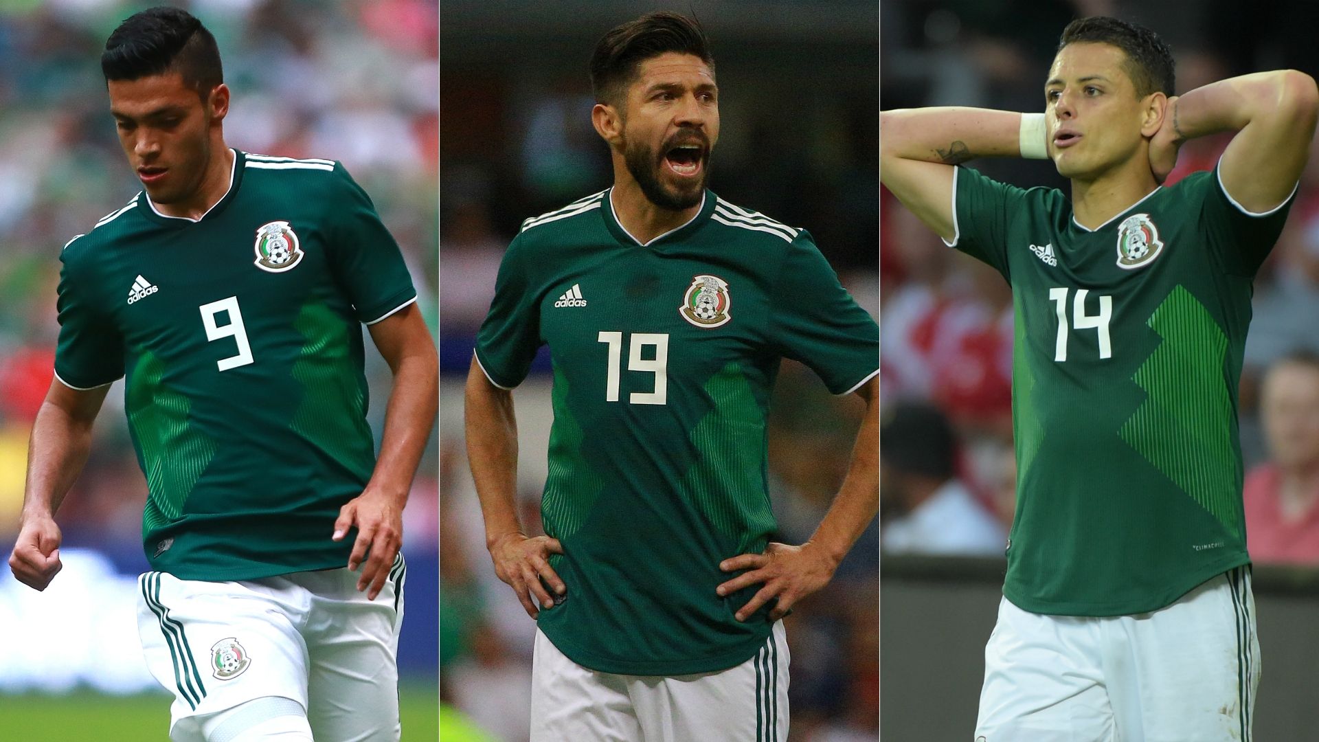Raúl Jiménez - Oribe Peralta - Javier Hernández