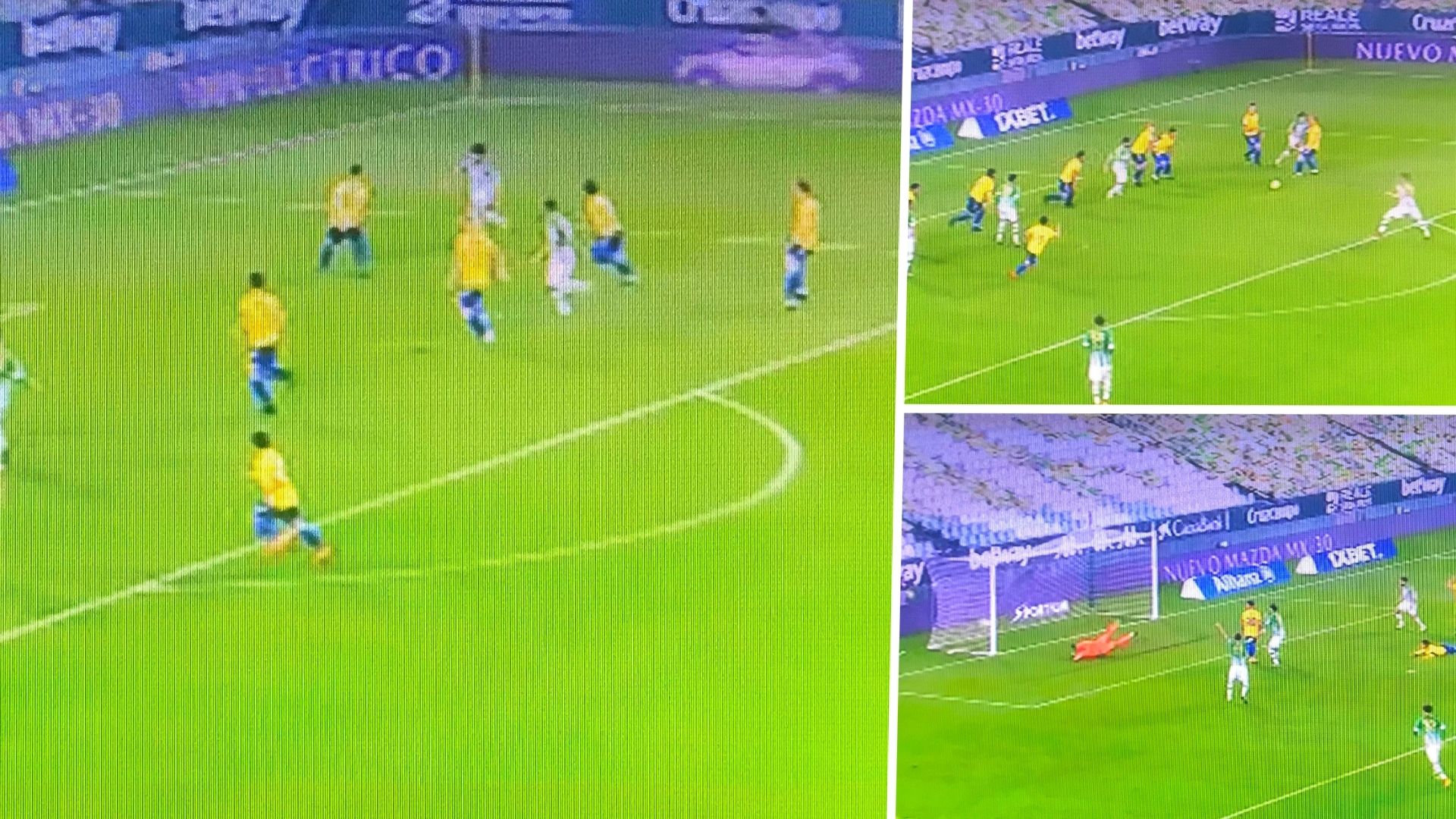 Lainez Betis asistencia