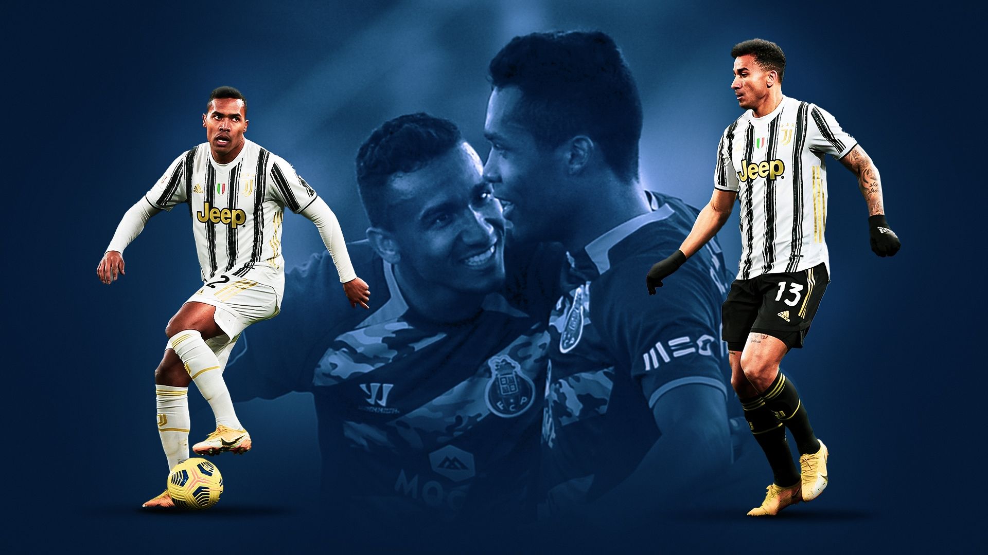 Alex Sandro Danilo Porto Juve GFX