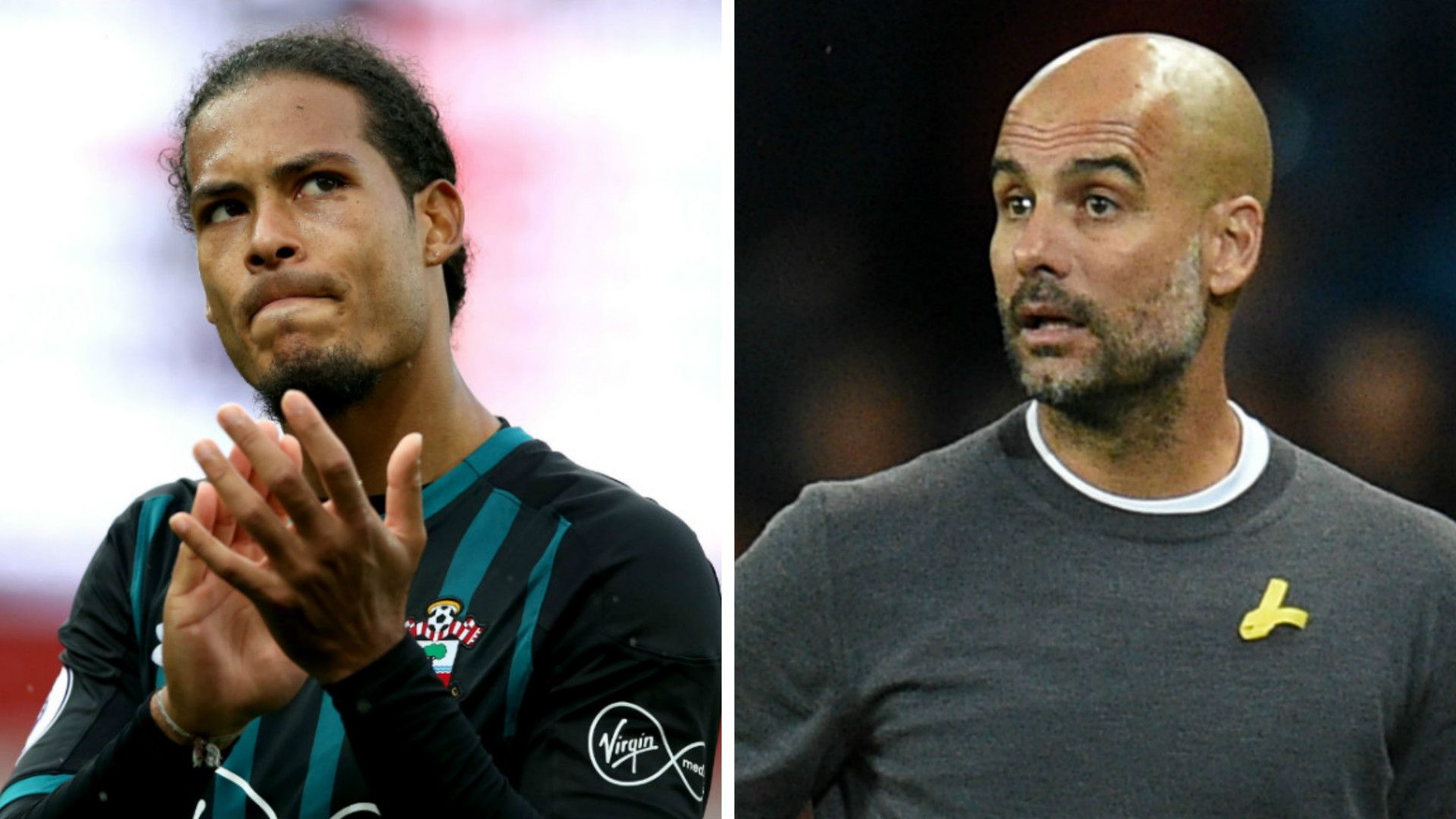 Virgil van Dijk Pep Guardiola