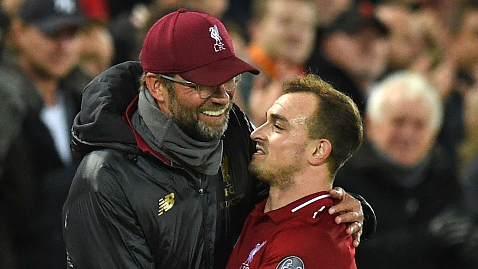 Jurgen Klopp Xherdan Shaqiri Liverpool 2018-19