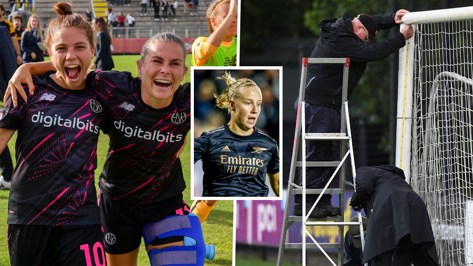 Roma Mead Arsenal Ajax UEFA Women's Champions League GFX