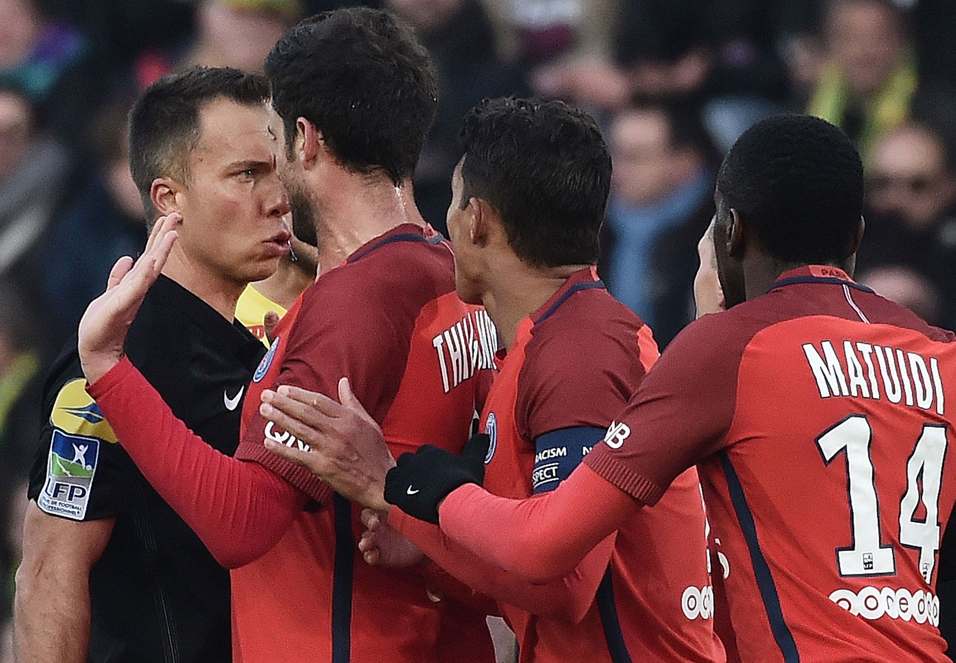 Verratti yellow card