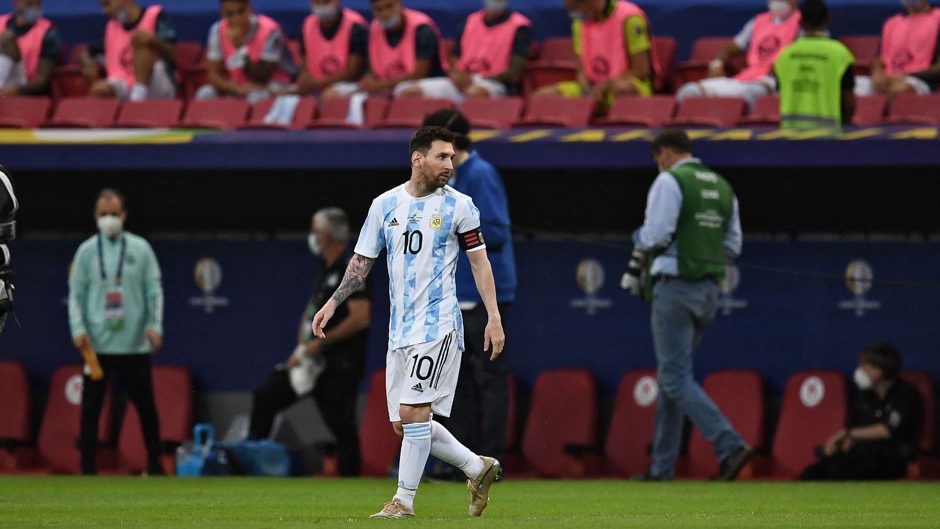 Lionel Messi Argentina Paraguay Copa America 21062021