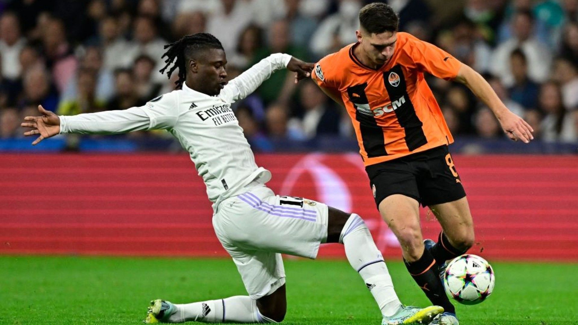 Eduardo Camavinga Georgiy Sudakov Real Madrid Shakhtar Champions League 2022