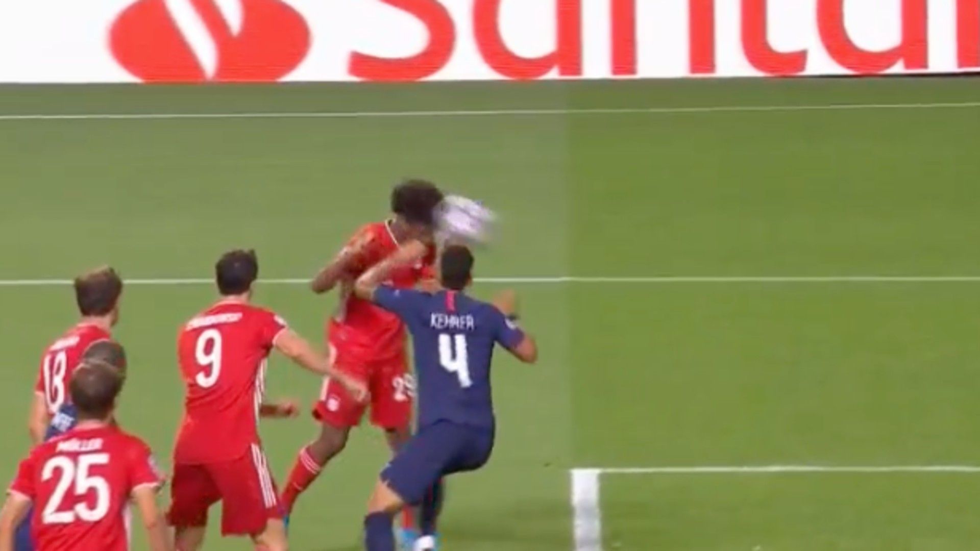 Gol de Kingsley Coman en la final de la Champions