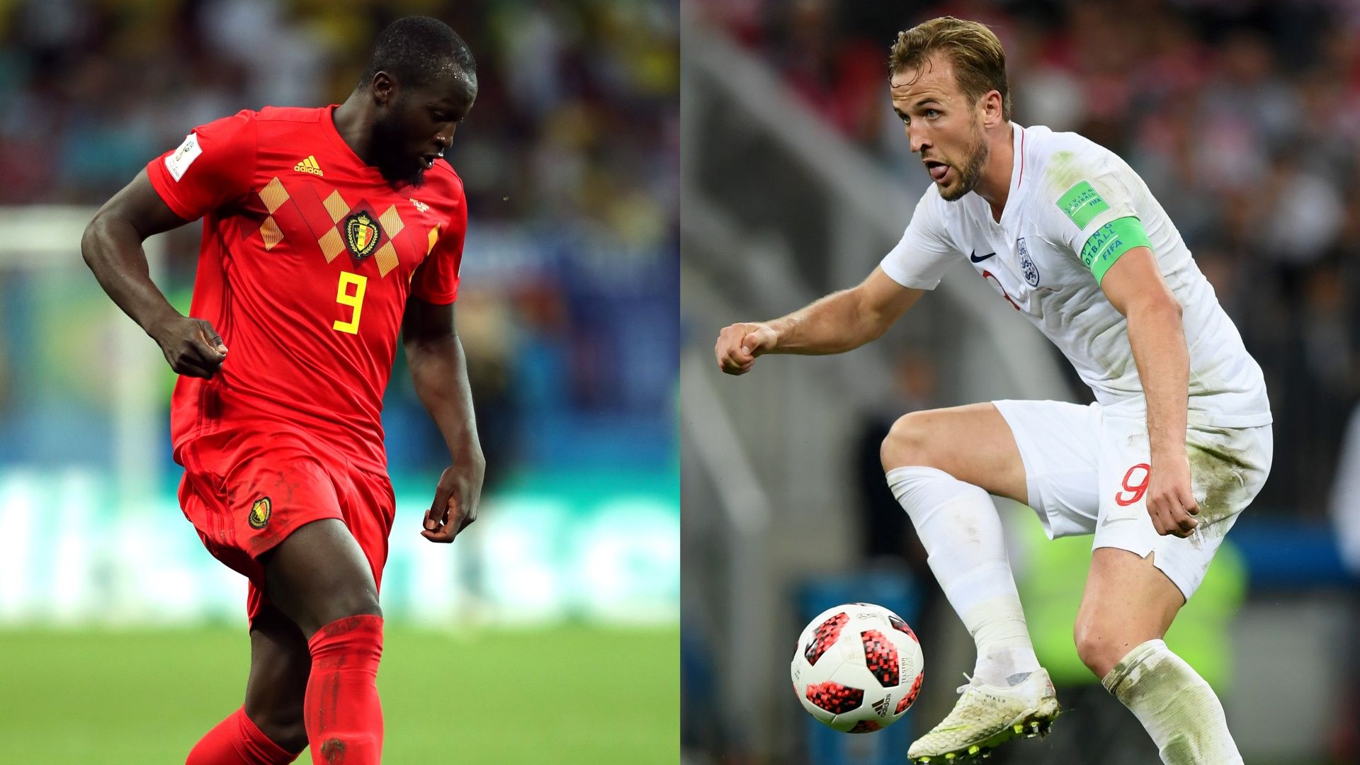 Harry Kane England Romelu Lukaku Belgium