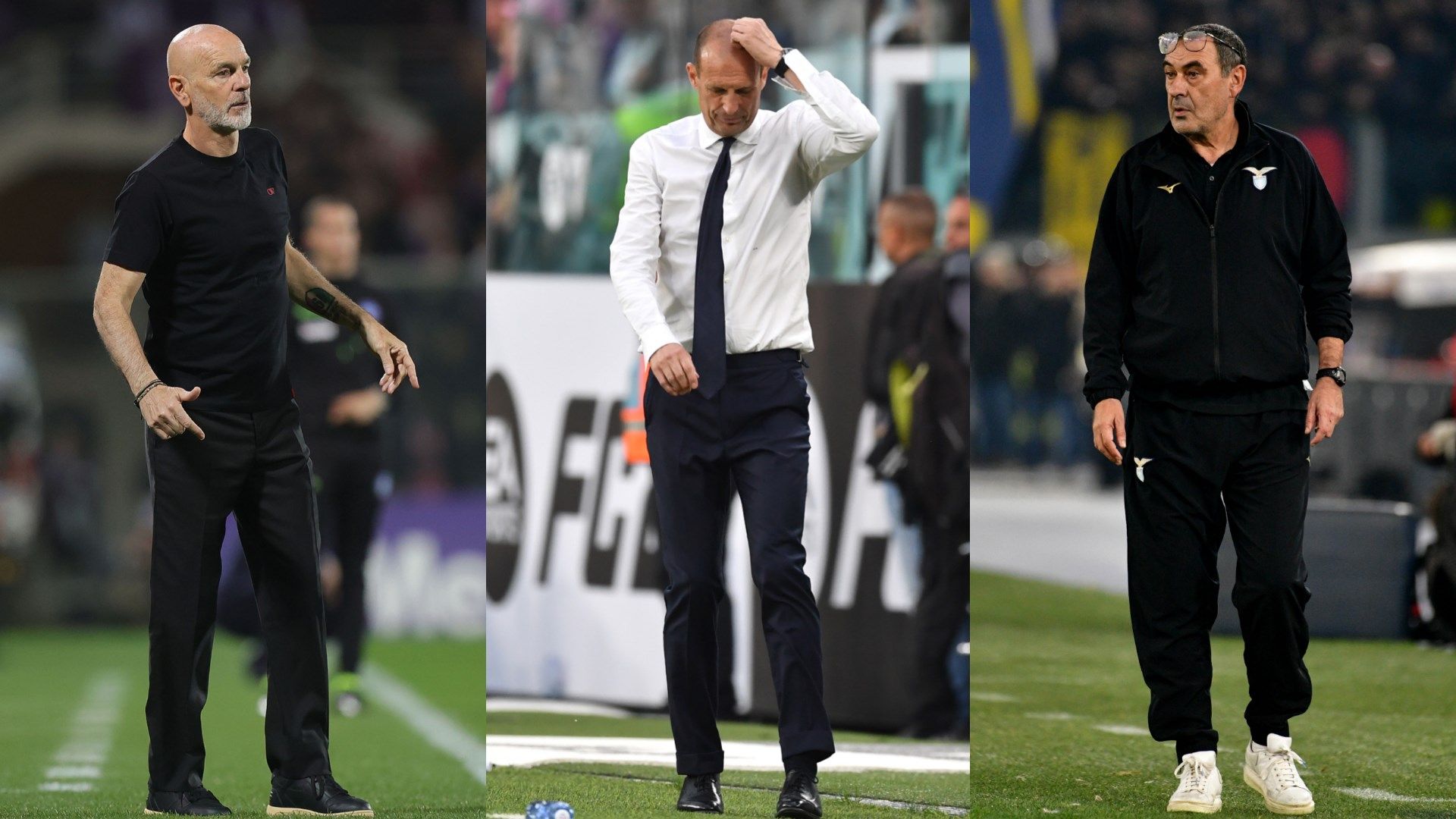 Pioli Allegri Sarri