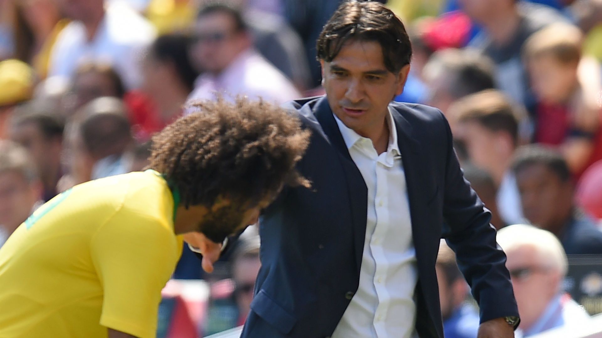 brazil croatia - zlatko dalic marcelo - 03062018