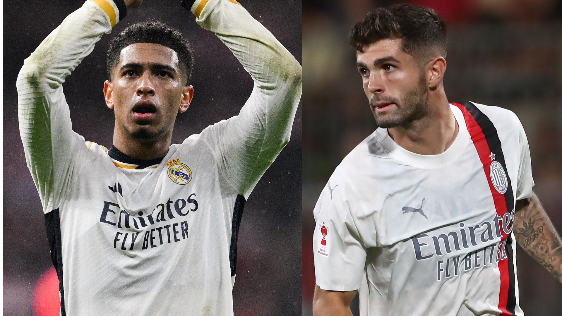 Jude Bellingham Christian Pulisic split