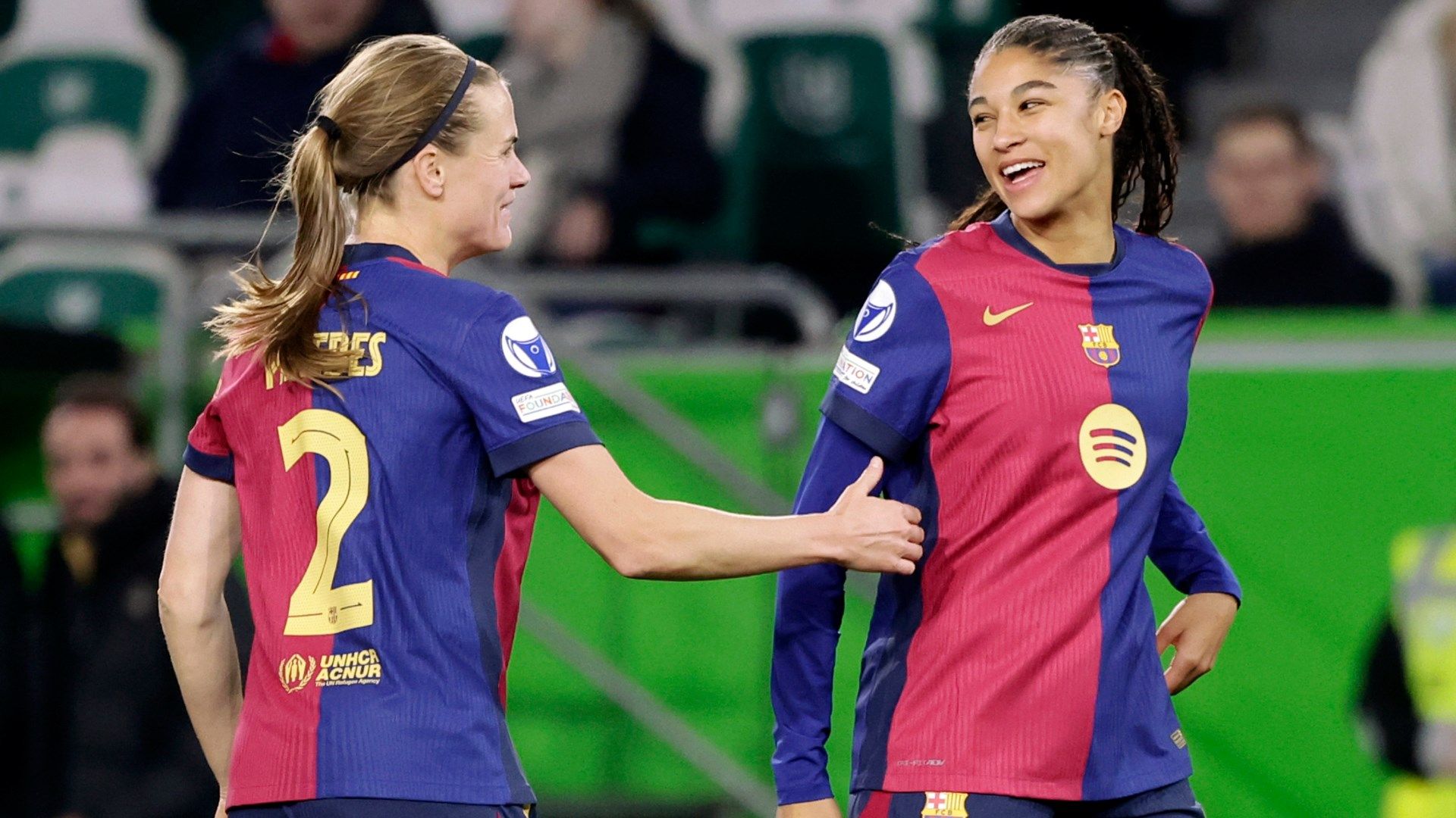 Irene Paredes Sydney Schertenleib Barcelona Women 2024-25