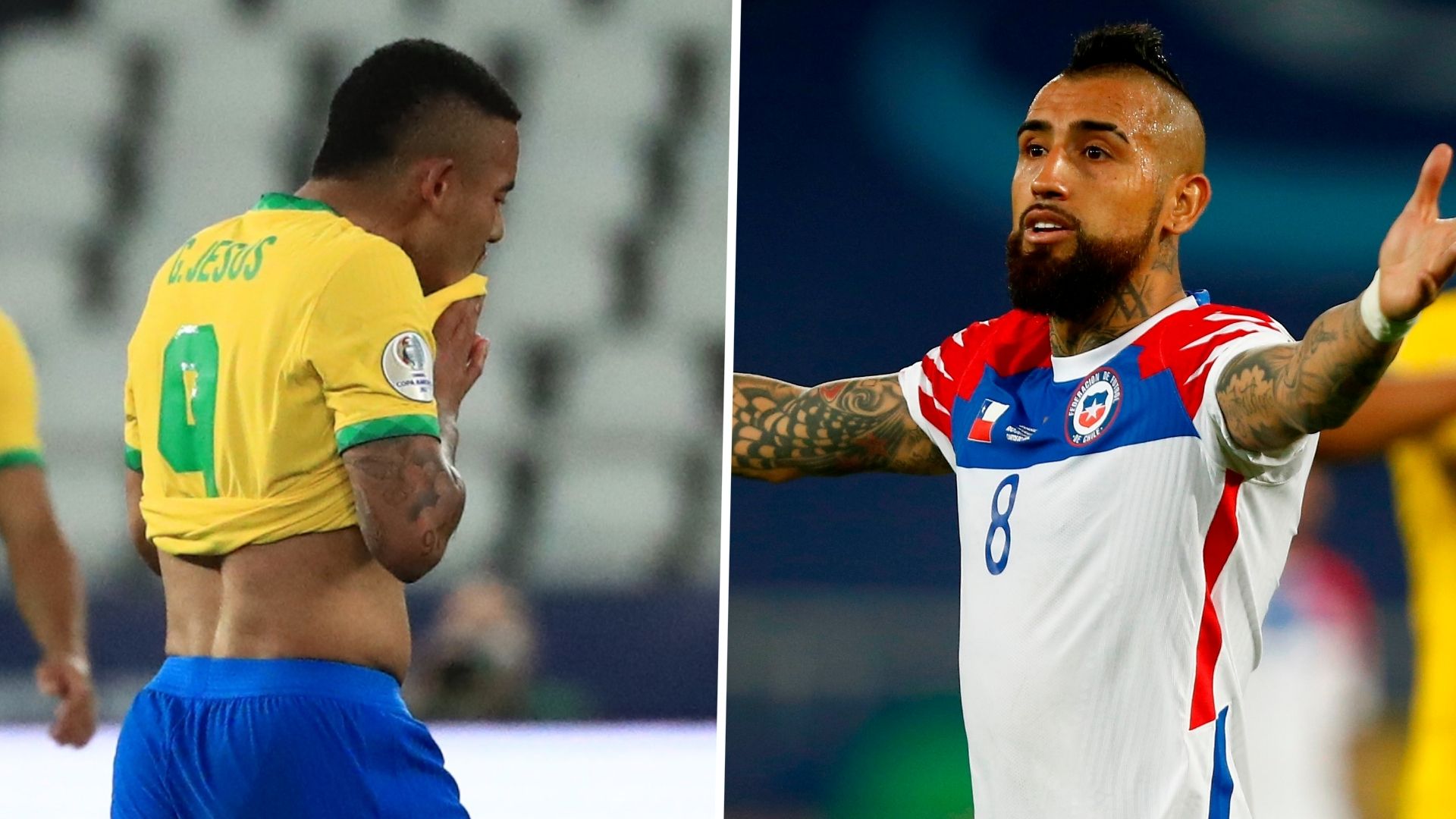 Gabriel Jesus, Arturo Vidal