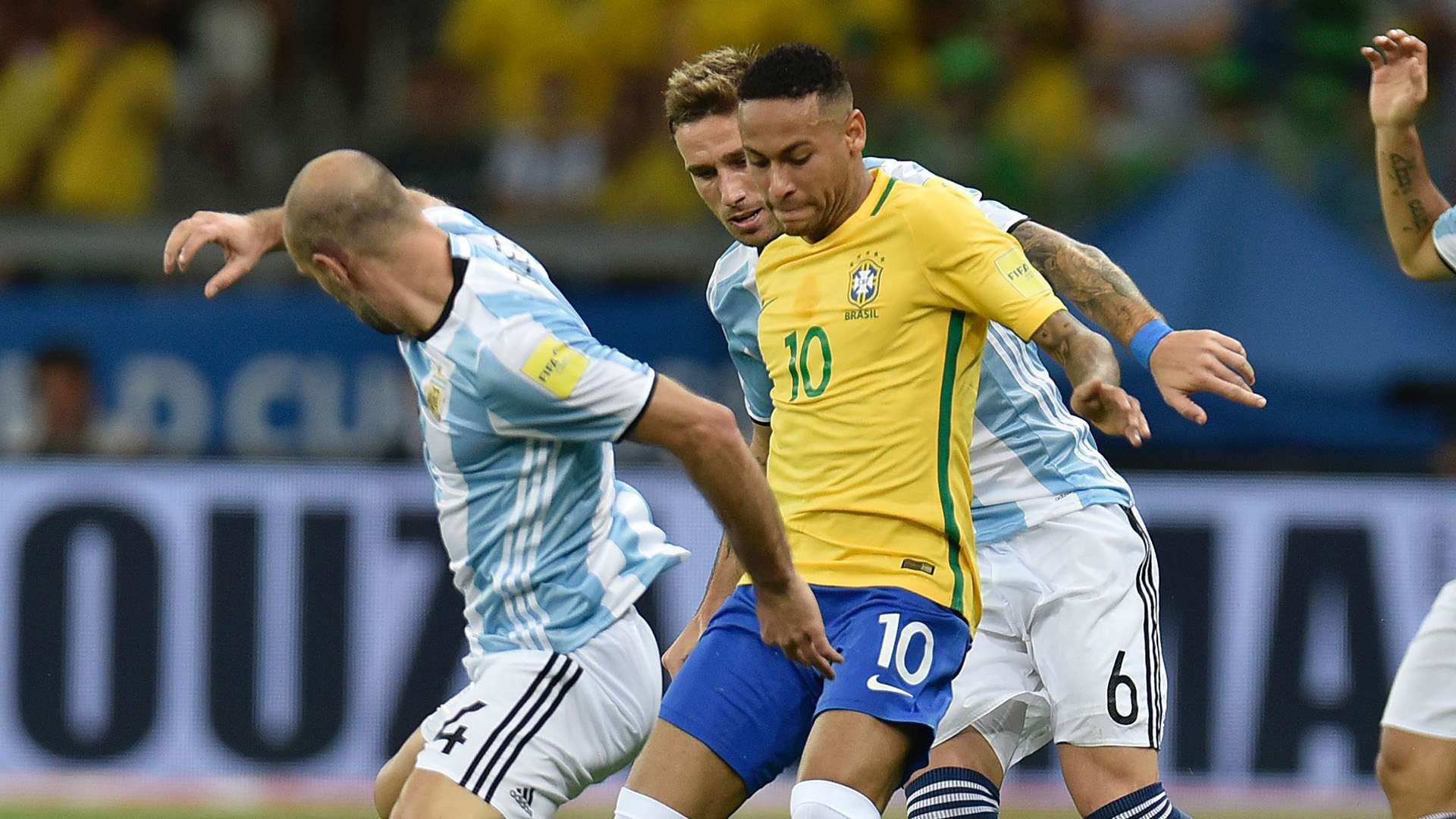 Neymar Brazil Argentina 2016