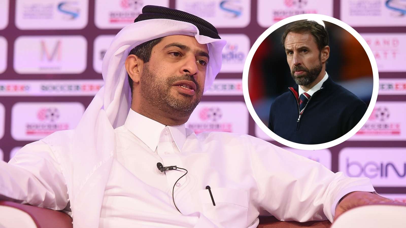 Nasser Al Khater, Gareth Southgate GFX