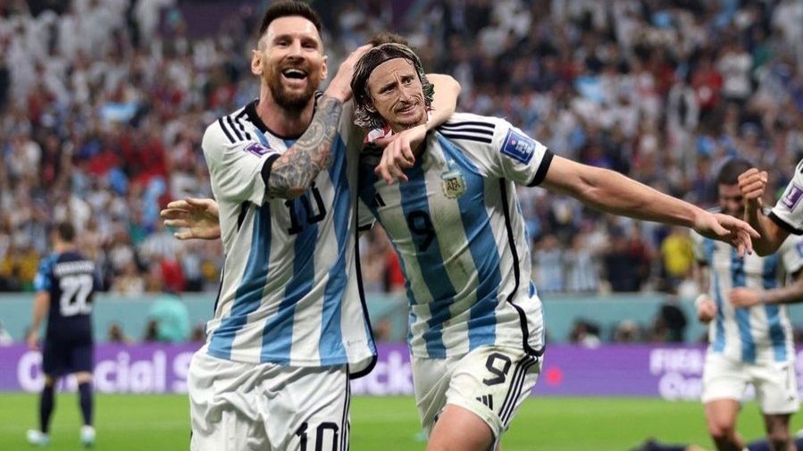 Meme Messi Modric Argentina Croacia Mundial