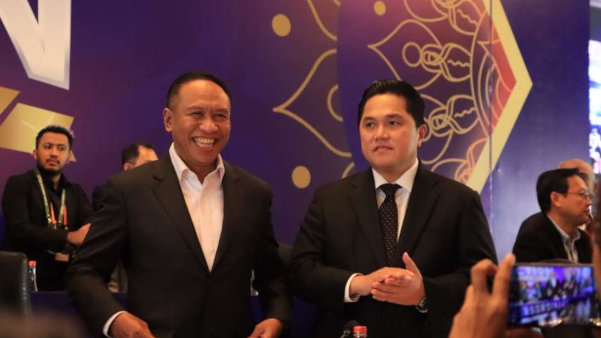 Erick Thohir - Ketua PSSI & Zainudin Amali - Wakil Ketua PSSI