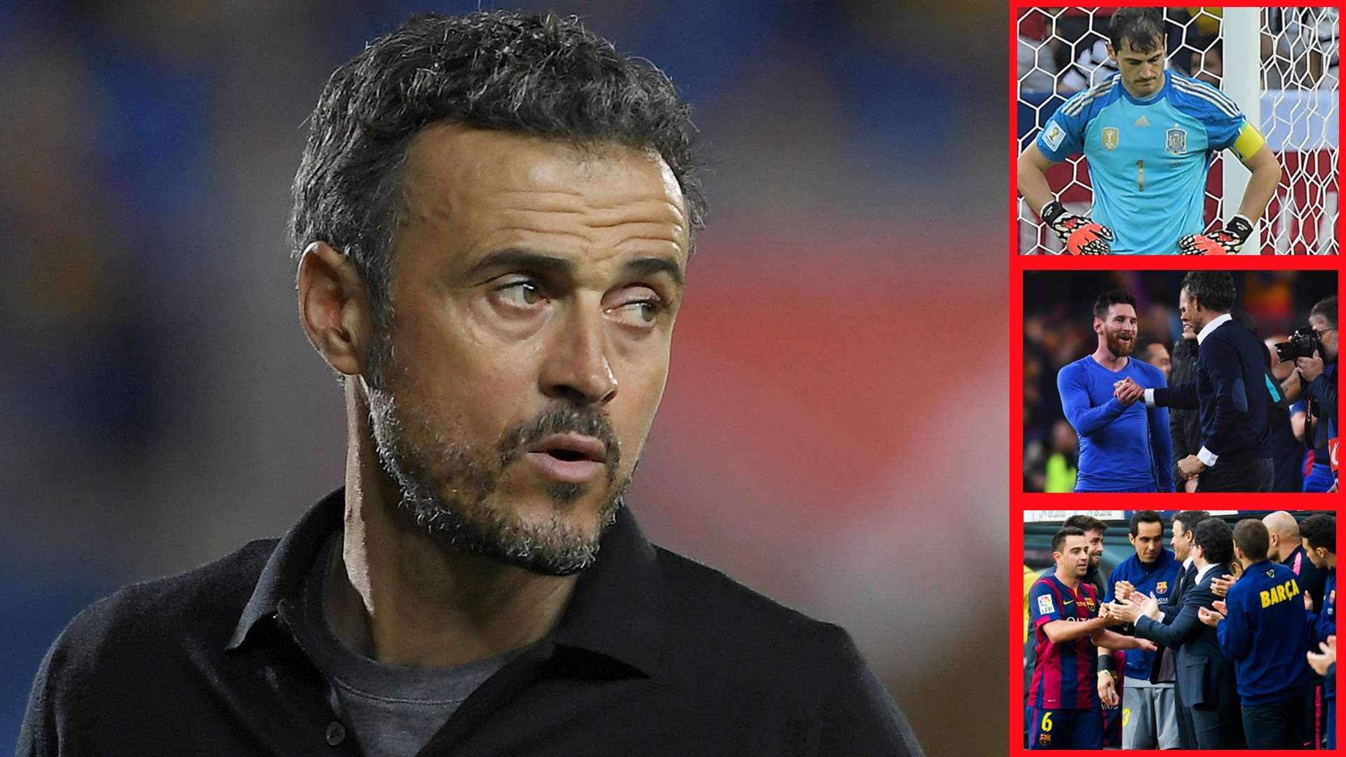 Luis Enrique, Casillas, Barcelona, Xavi y Messi