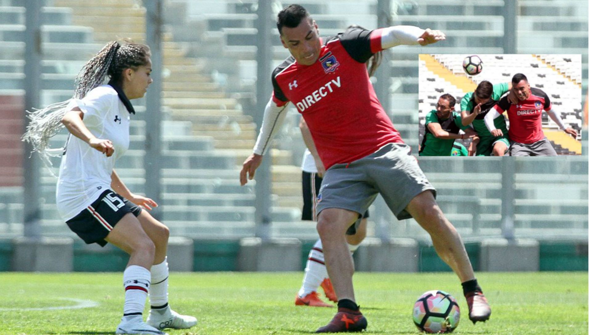 Colo Colo vs Colo Colo Femenino y Colo Colo vs Audax Italiano amistosos 091117 101117