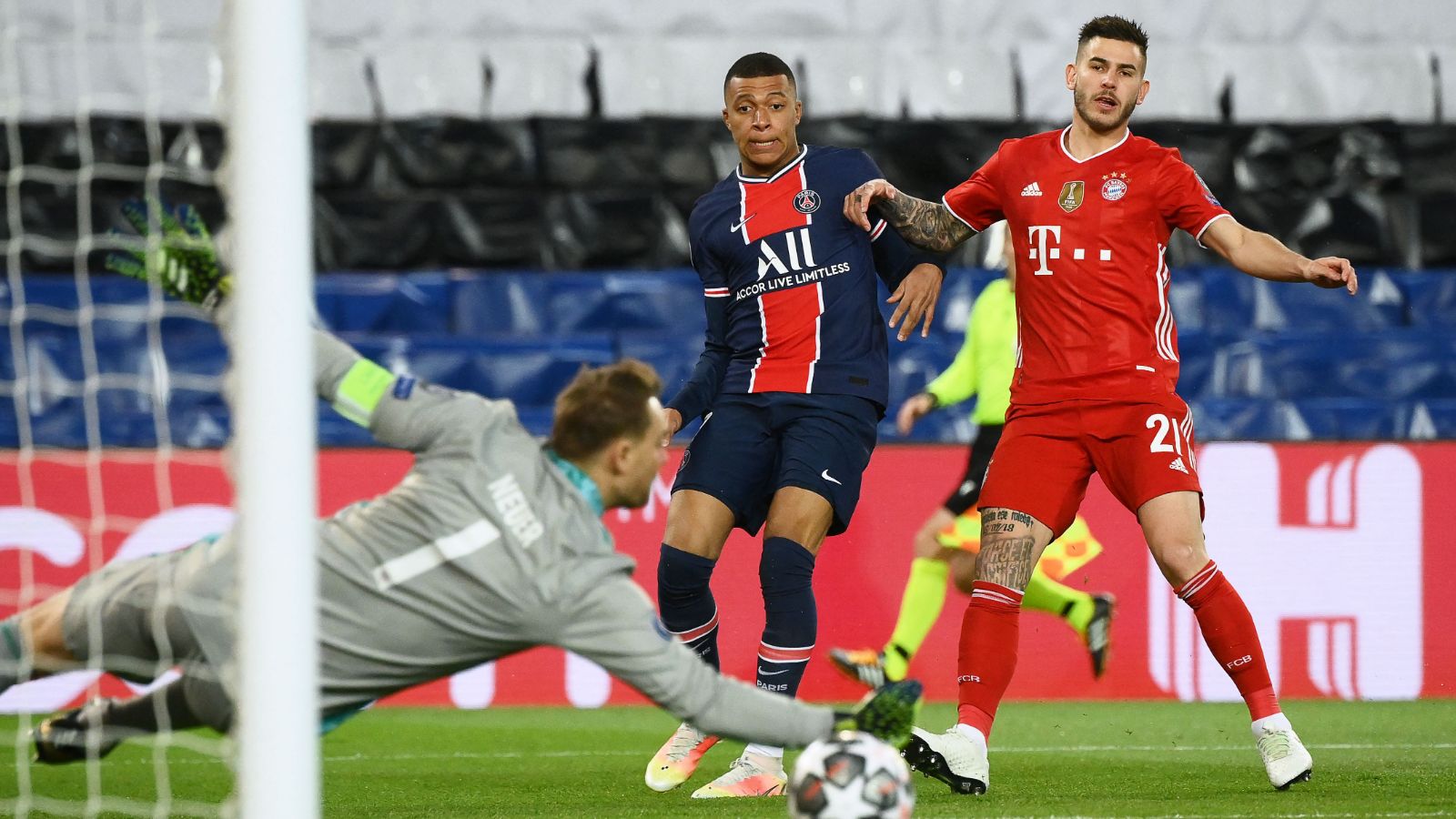 Mbappe Neyer PSG Bayern Champions League