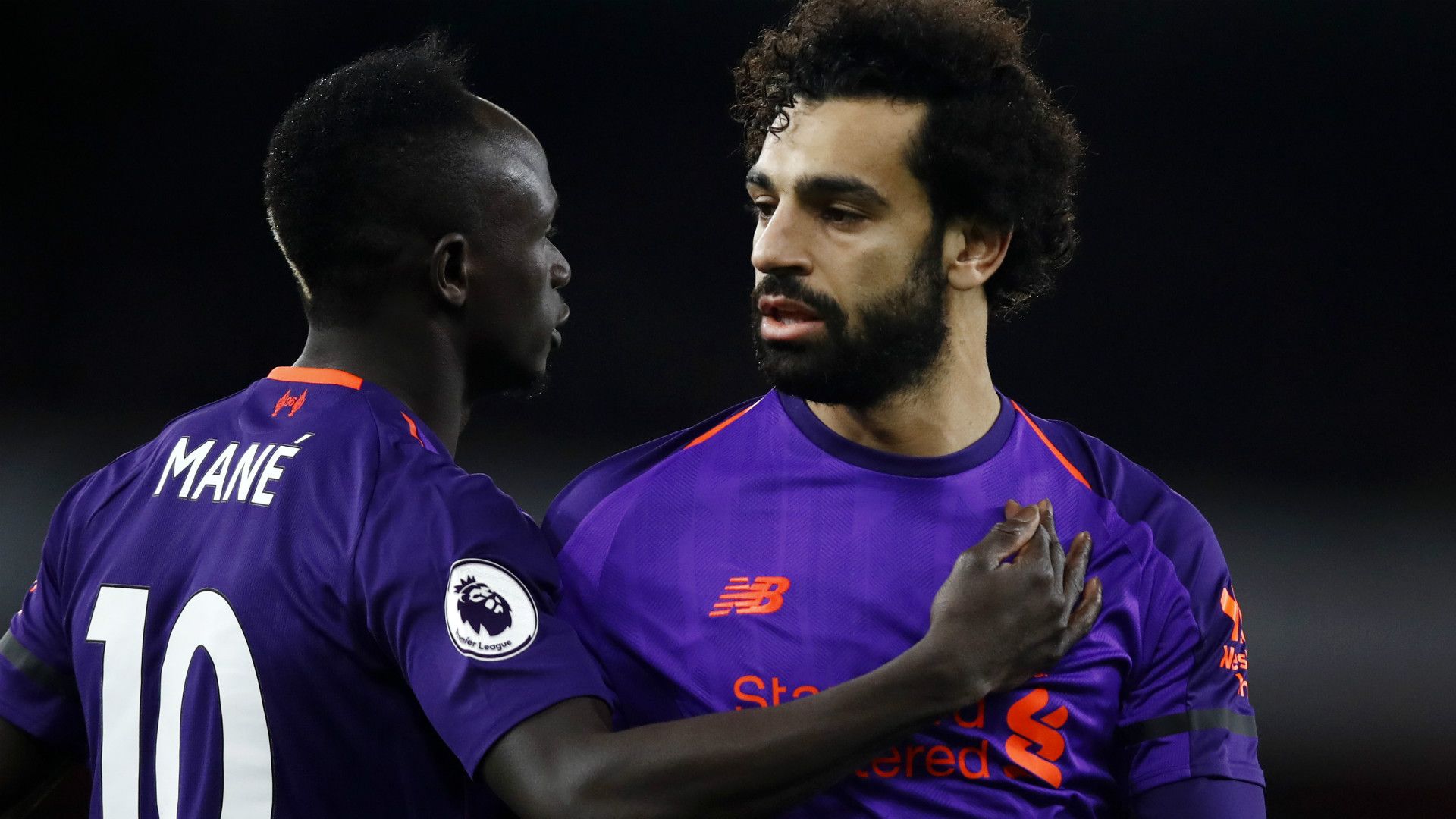 SADIO MANE MOHAMED SALAH LIVERPOOL PREMIER LEAGUE 03112018