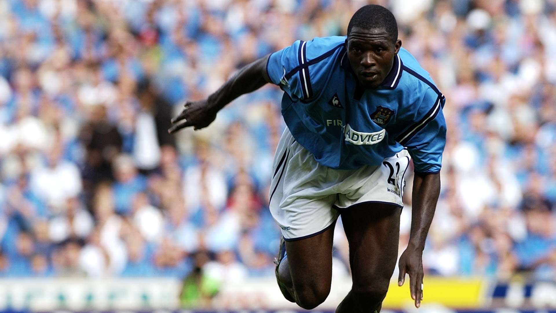 Marc-Vivien Foe of Manchester City