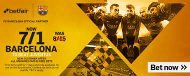 GFX Barcelona Juventus enhanced betting