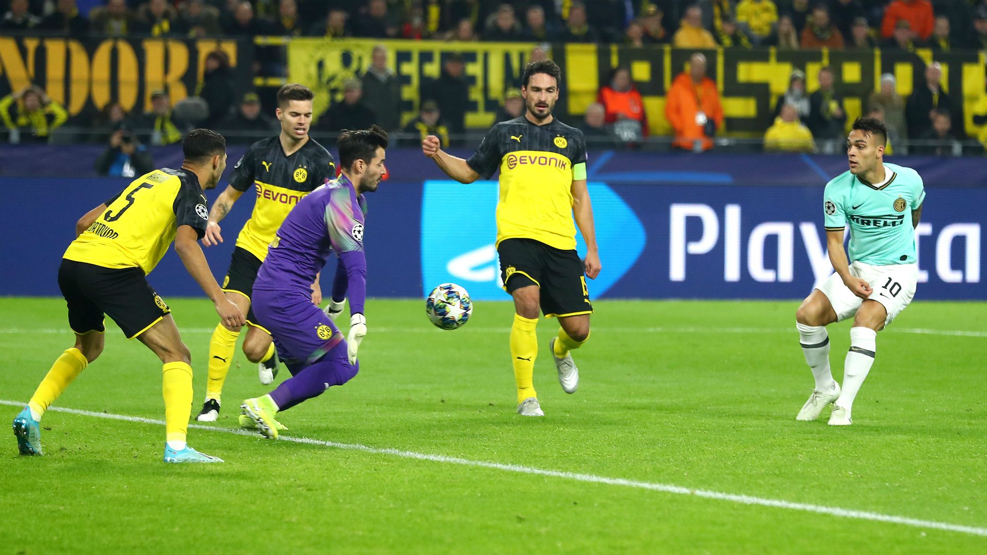 Lautaro Martinez Borussia Dortmund Inter Champions League