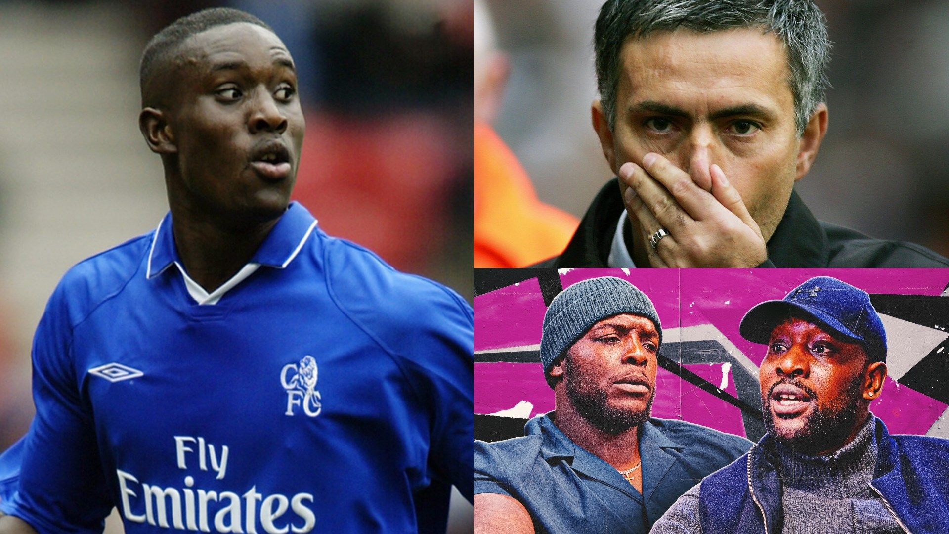Carlton Cole Jose Mourinho Adebayo Akinfenwa GFX