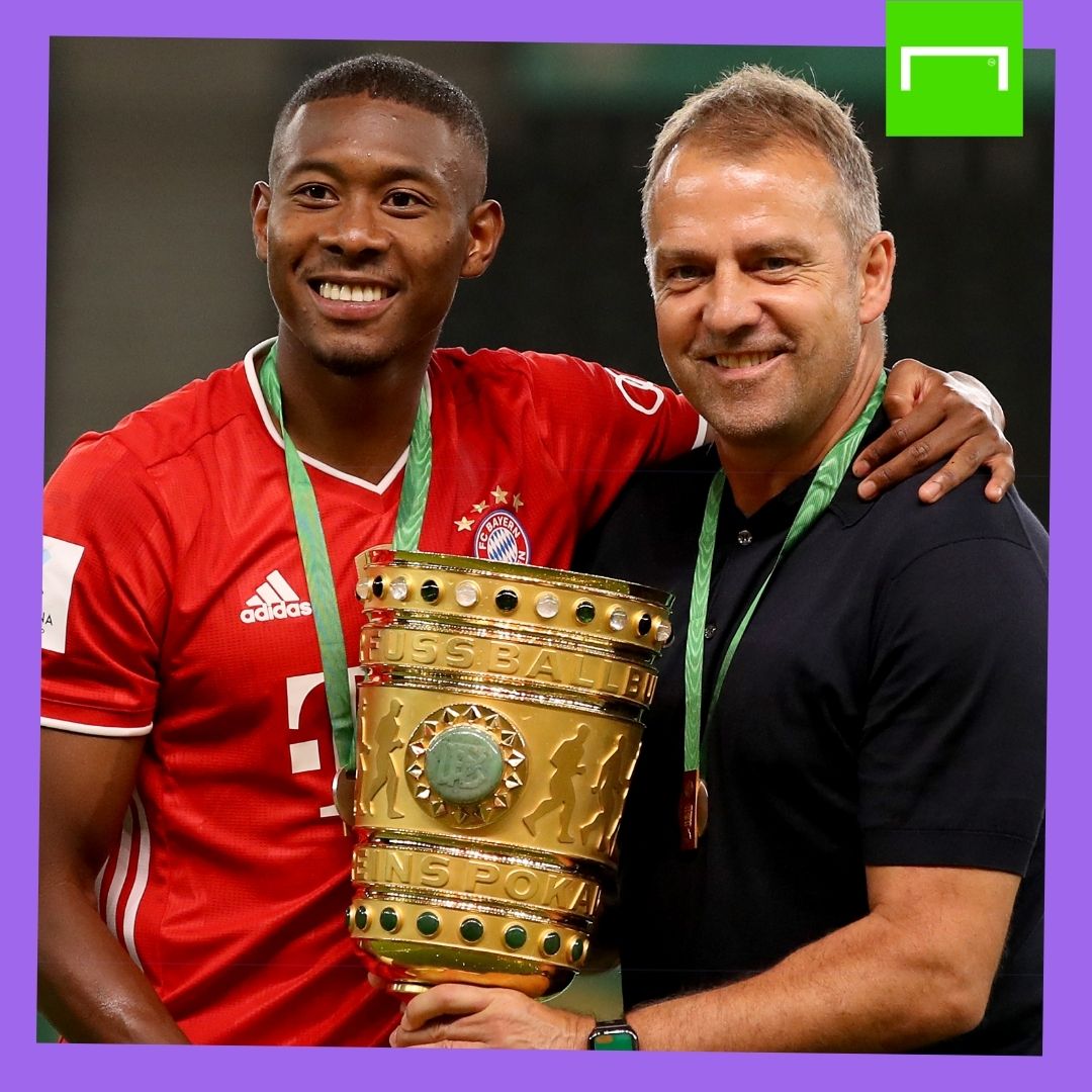 David Alaba Hansi Flick Bayern Munich GFX