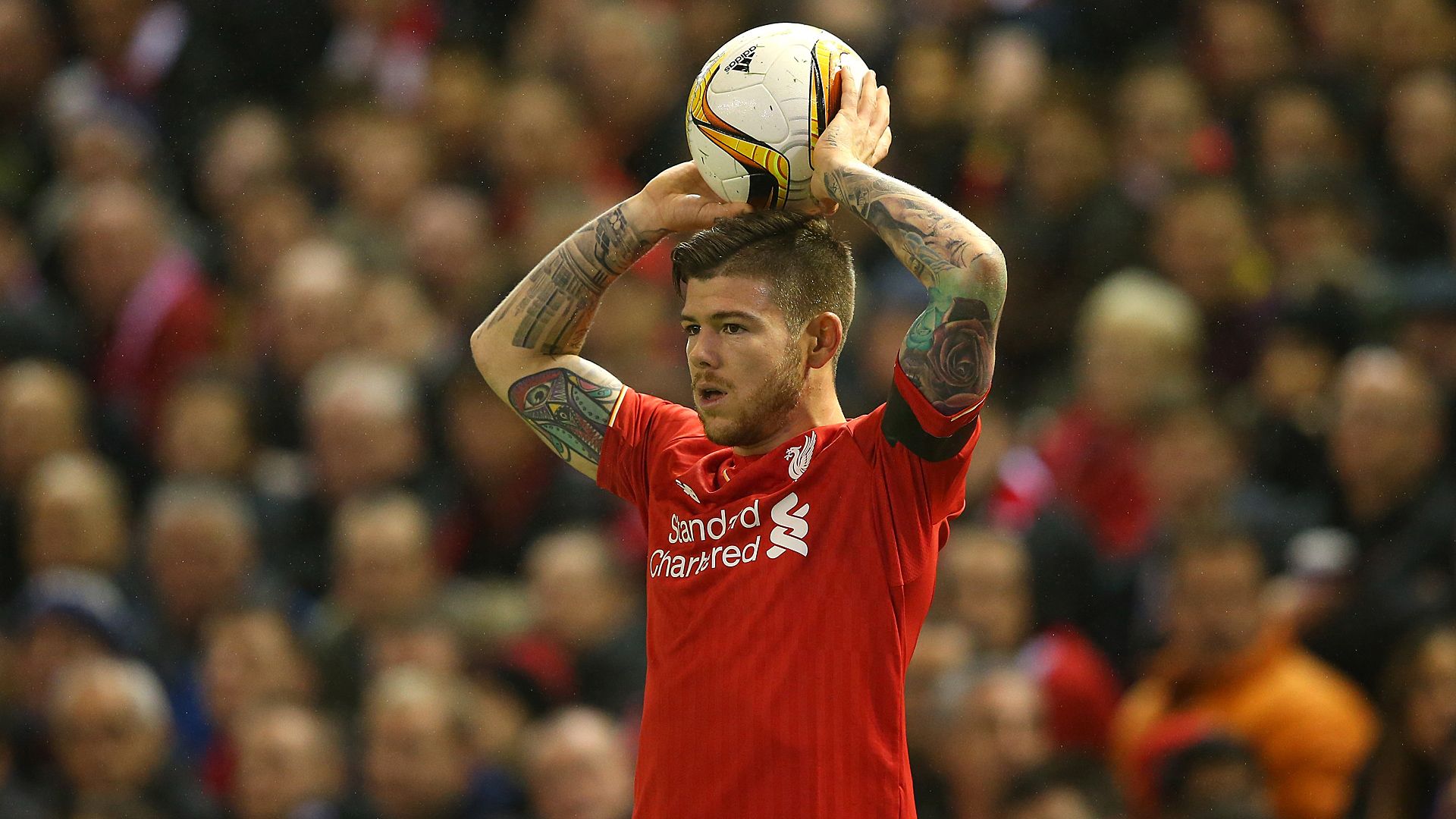 Alberto Moreno FC Liverpool Girodins Bordeaux Europa League 11262015