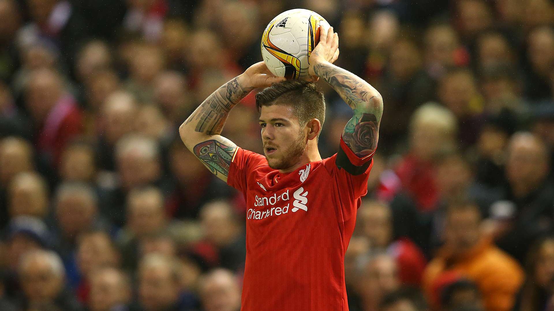 Alberto Moreno FC Liverpool Girodins Bordeaux Europa League 11262015