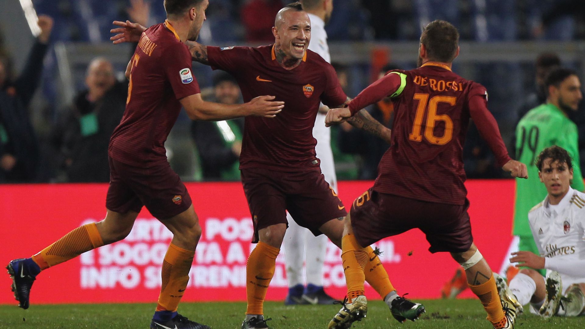 Radja Nainggolan Roma Milan Serie A