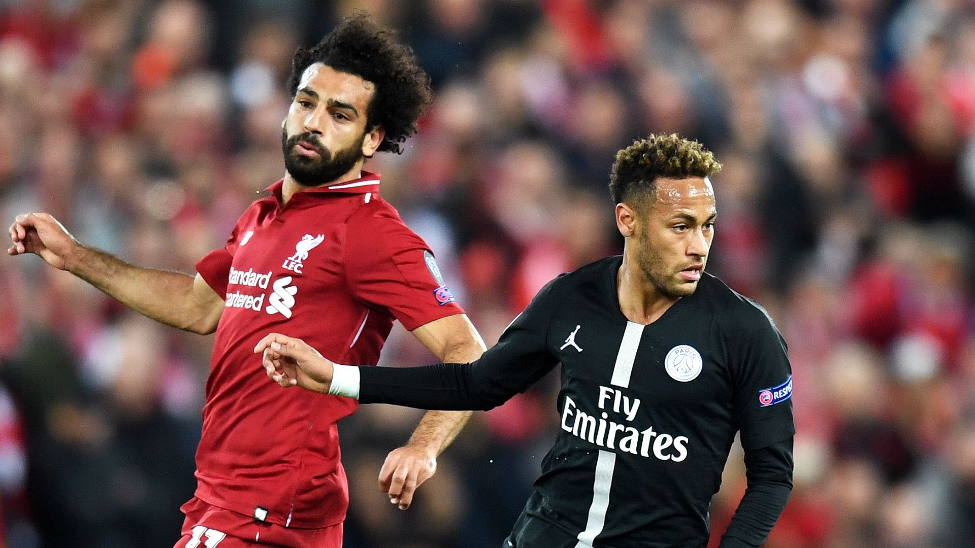 Mohamed Salah Neymar Liverpool PSG Paris Saint-Germain 2018-19