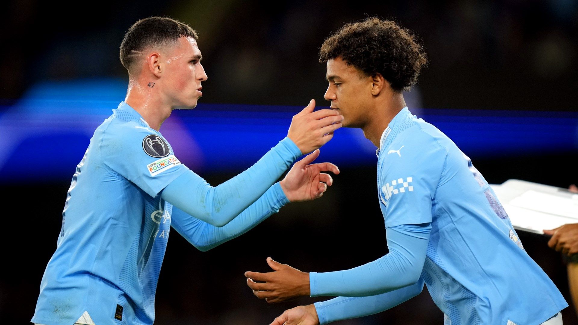 Phil Foden Oscar Bobb Manchester City 2023-24