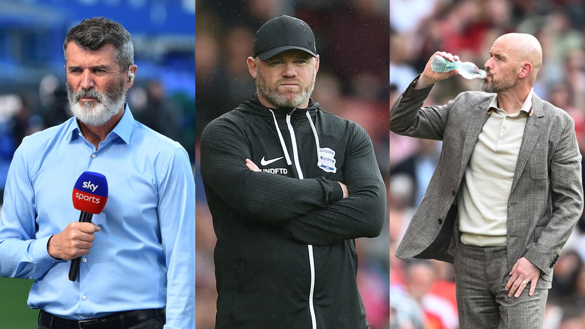 Wayne Rooney Roy Keane Erik ten Hag