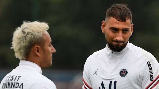 Gianluigi Donnarumma und Keylor Navas, Torhüter bei PSG