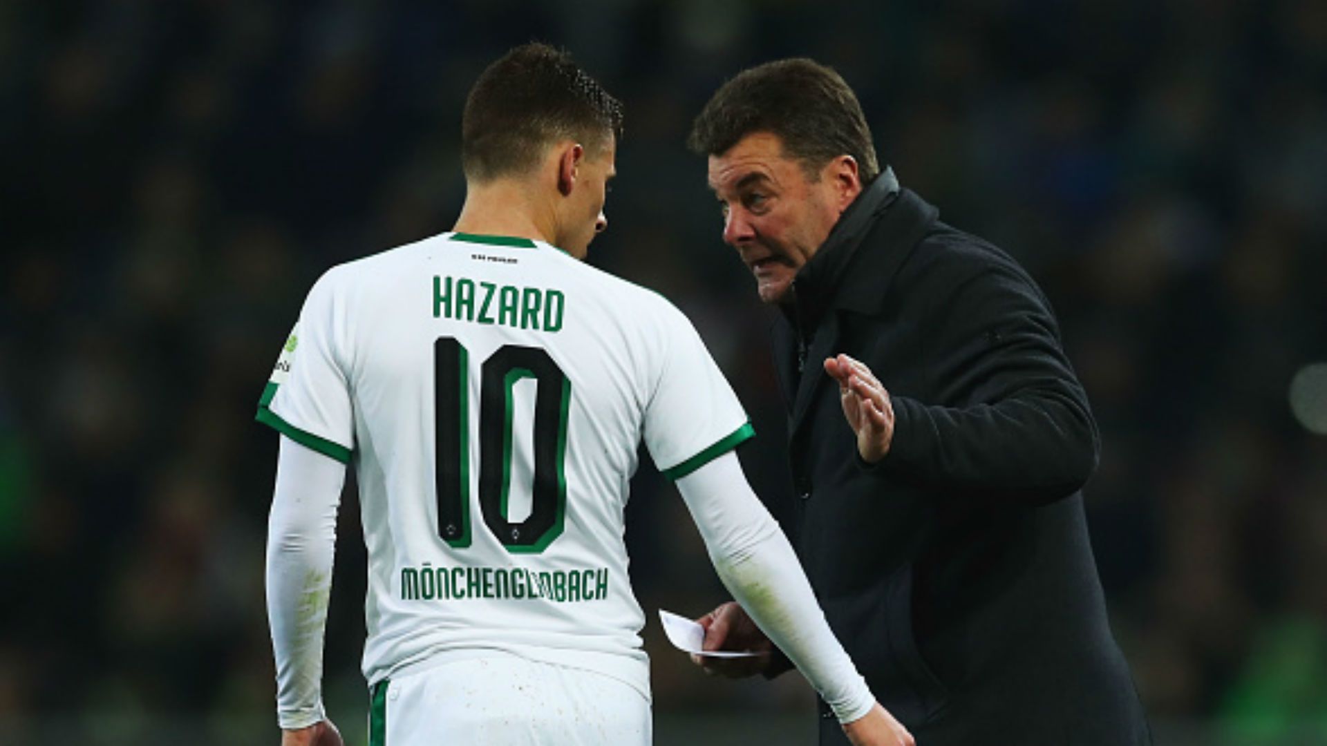Thorgan Hazard Dieter Hecking Borussia Mönchengladbach Bundesliga