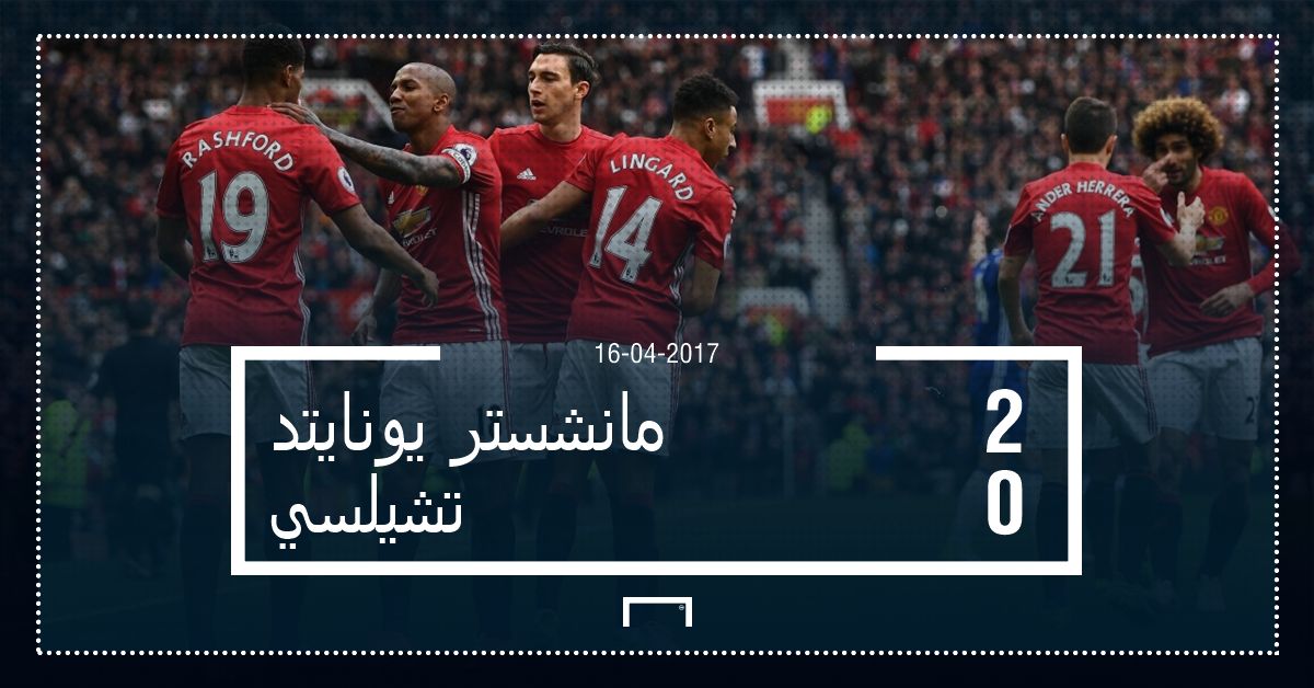 Arabic GFX Manchester united vs chelsea