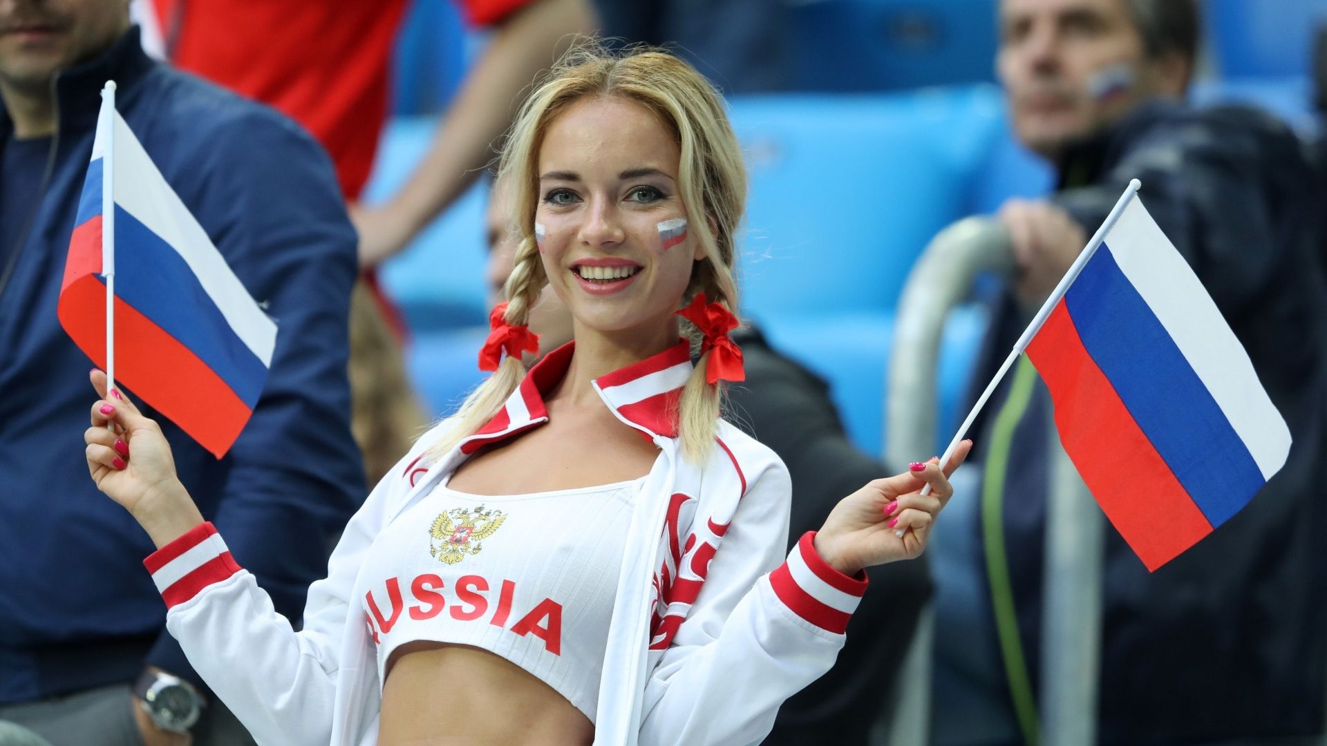 美女サポワールドカップ_ロシアvsエジプト_ロシア1