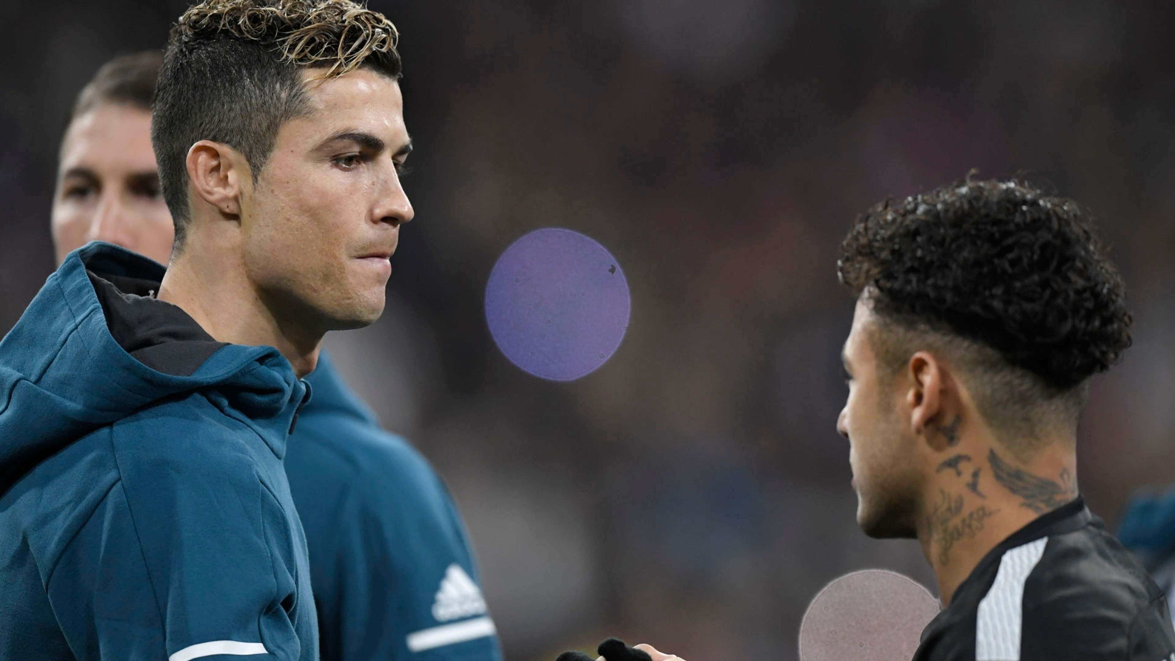 Cristiano Ronaldo Neymar Real Madrid PSG Champions League 14022018