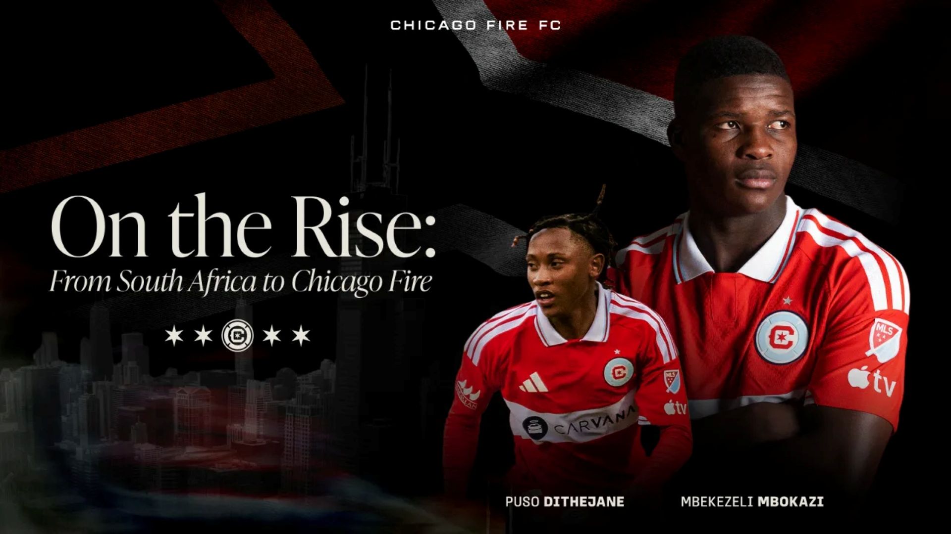 Mbekezeli Mbokazi and Puso Dithejane Chicago Fire movie 