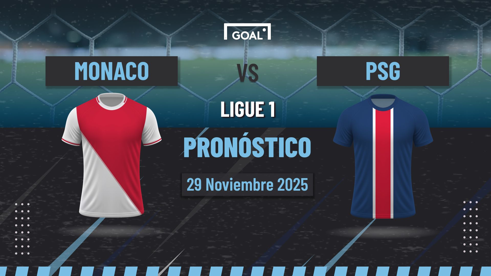 Mónaco vs PSG Pronóstico y Apuestas Ligue 1 | 29/11/25