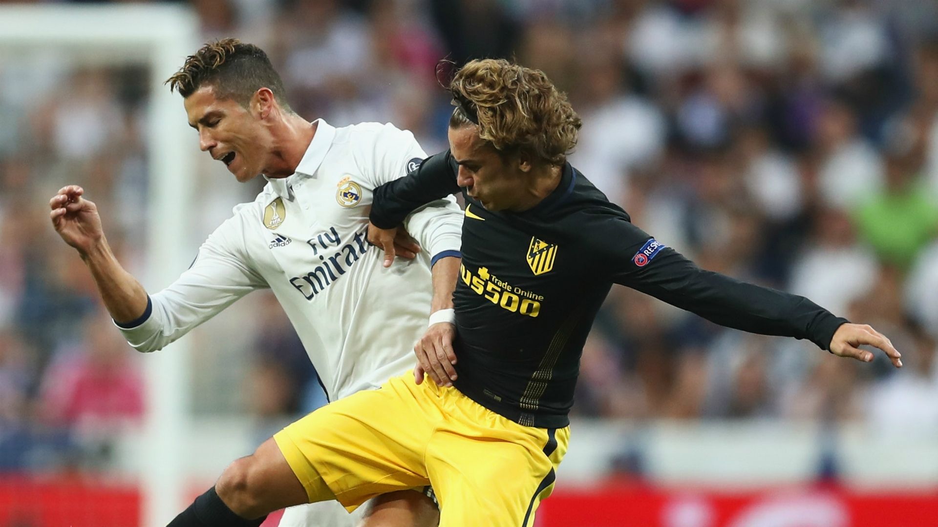 Cristiano Ronaldo Antoine Griezmann Real Madrid Atletico Madrid Champions League