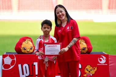 LOTTERY PLUS FOOTBALL CLINIC