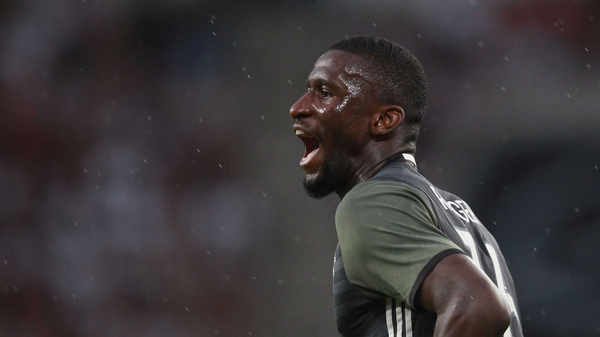Antonio Rudiger plays for Germany vs Slovakia