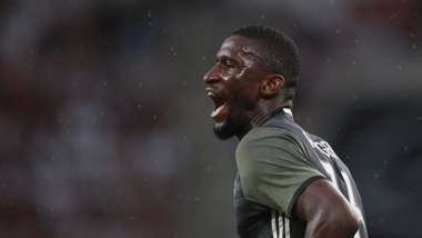 Antonio Rudiger plays for Germany vs Slovakia