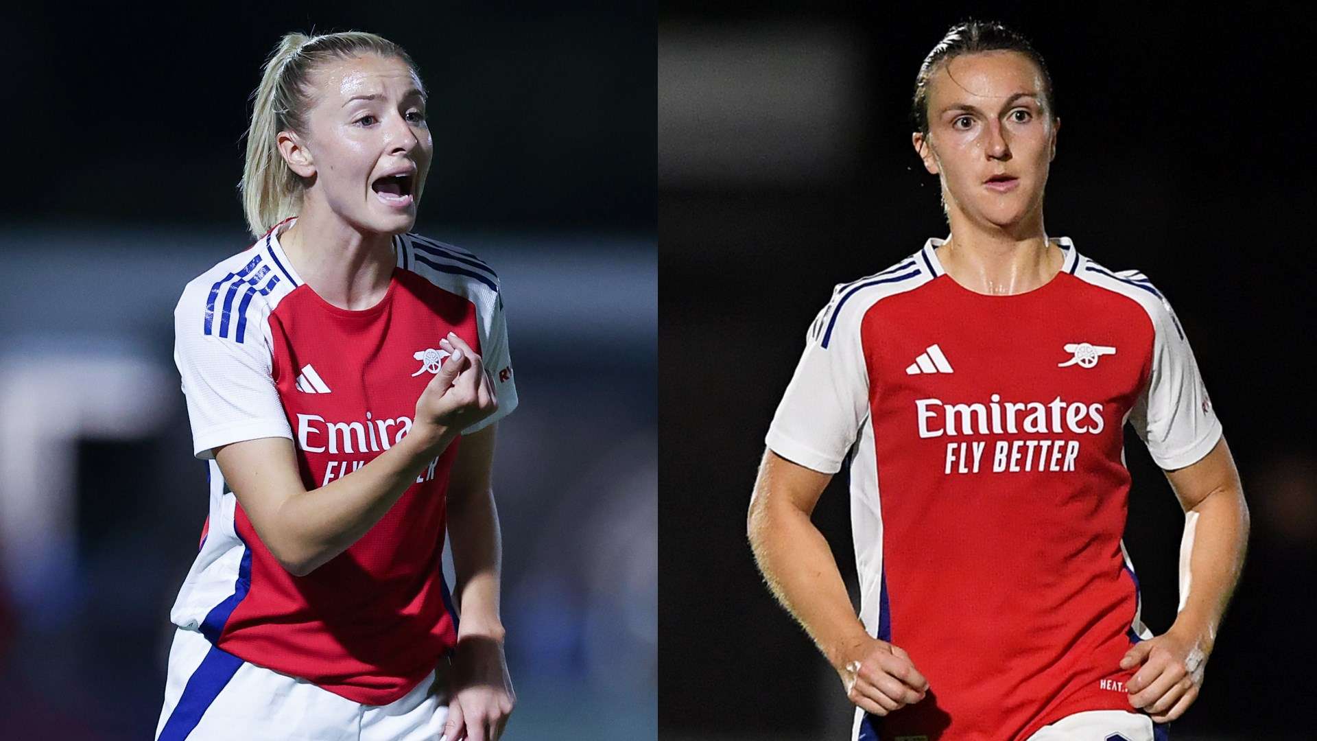 Leah Williamson Lotte Wubben-Moy Arsenal Women split 2024-25