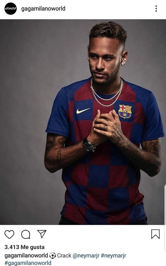 Neymar nova camisa Barcelona